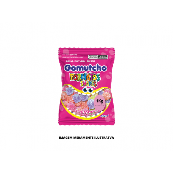 BALA - RICLAN - 1kg GOMA GOMUTCHO SINOS SORTIDOS